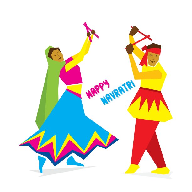 用加尔巴舞庆祝纳佛拉提节图片下载