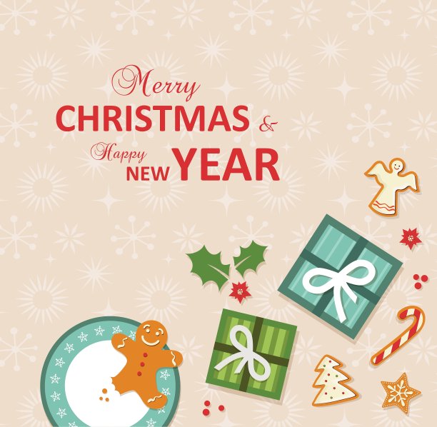 圣诞庆典的俯视图图片下载