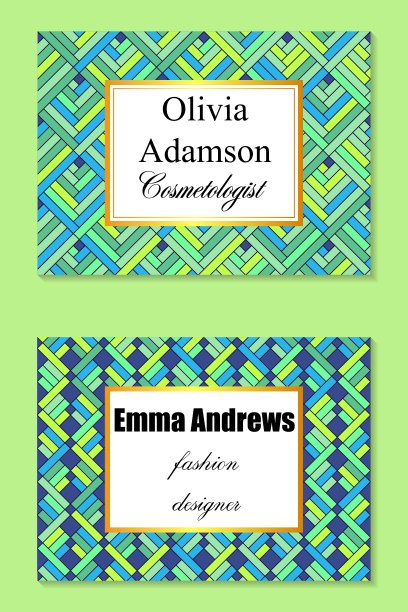 几何名片图片下载