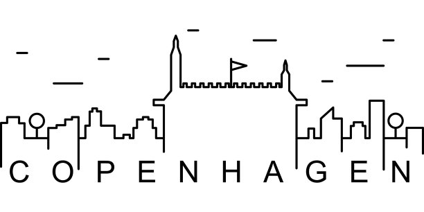 哥本哈根大纲图标可以用于web徽标图片下载