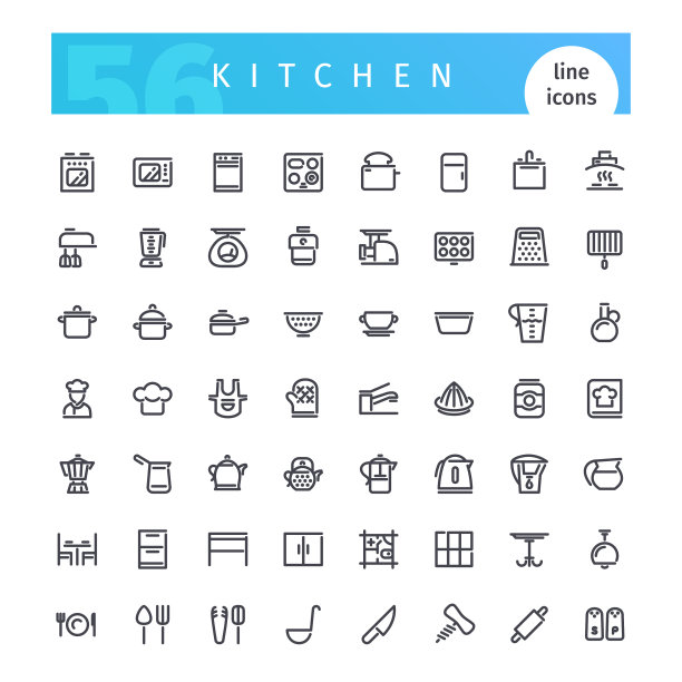 厨房系列图标图片下载