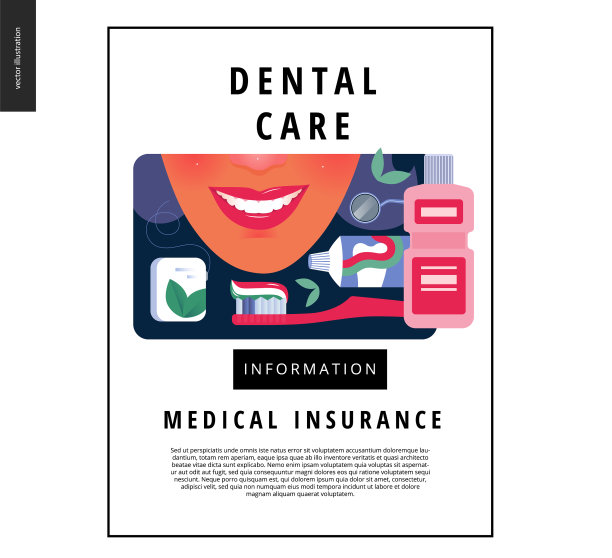 医疗保险模板-牙科护理图片下载