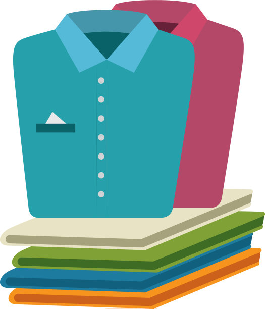 衬衫和衣服的洗衣服务图片下载