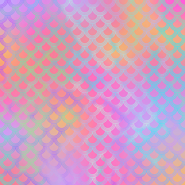 全息美人鱼缩放梯度背景图片下载