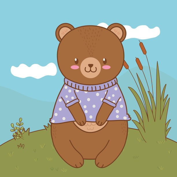 可爱小动物卡通图片下载