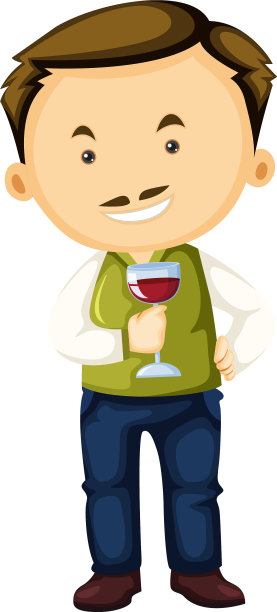 酿酒师手里拿着酒杯图片下载