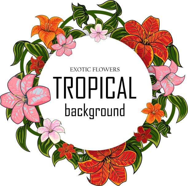 热带与地方为您的文本图片下载