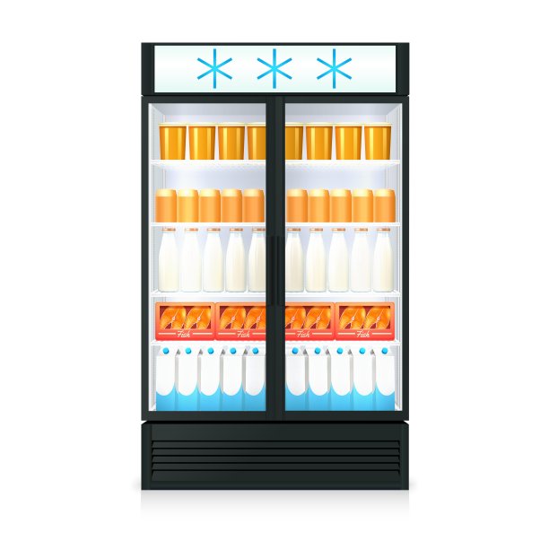 冰箱里现实的模板图片下载