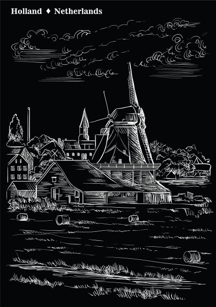 黑手画荷兰5图片下载