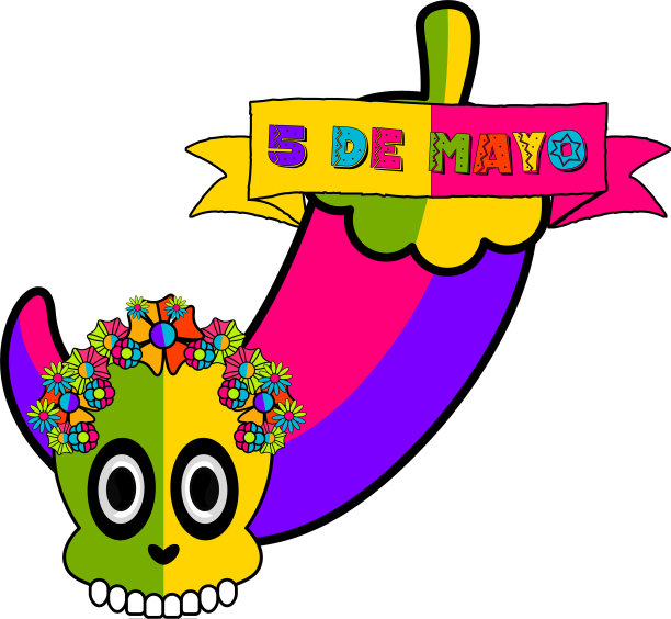 五月五日节的横幅上加了胡椒图片下载