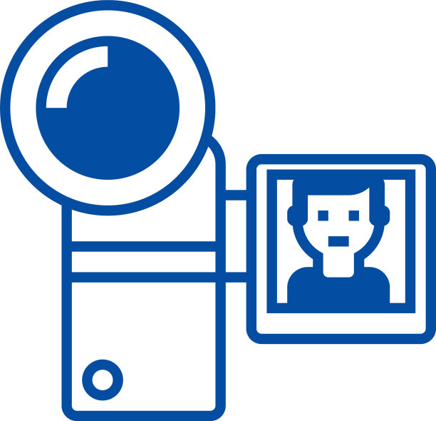 视频录制线图标概念视频录制图片下载