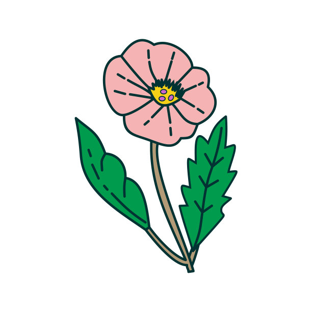 花叶设计模板图片下载