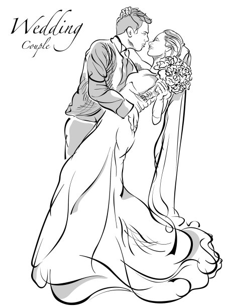 新郎新娘图片下载