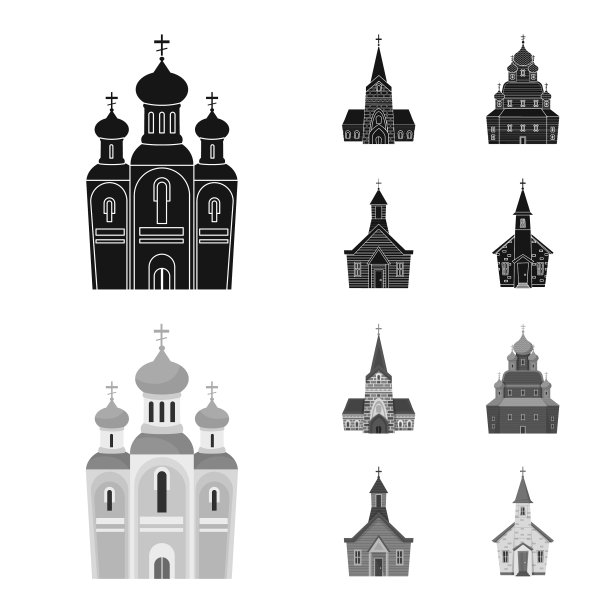 设计邪教和寺庙符号套图片下载