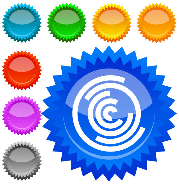 同心圆随机图标涟漪效应图片下载