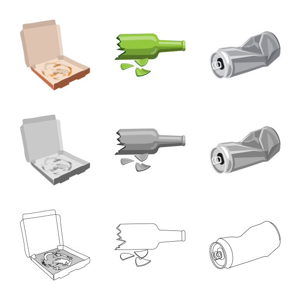 的转储和排序符号集图片下载