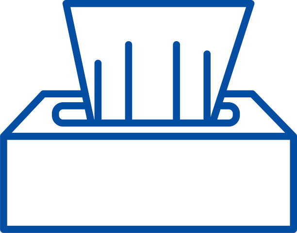 湿巾线图标概念湿巾平面图片下载