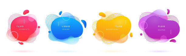 带有梯度的抽象几何形状图片下载