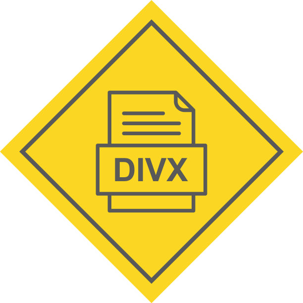 Divx文件的文档图标图片下载