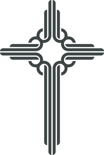 凯尔特装饰基督教十字标志图片下载