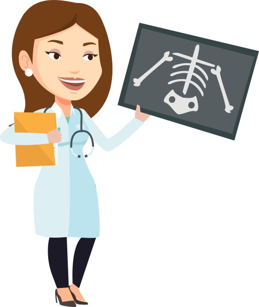 医生检查x光照片图片下载
