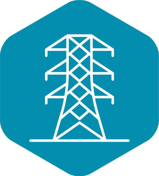 能量塔图标轮廓风格图片下载