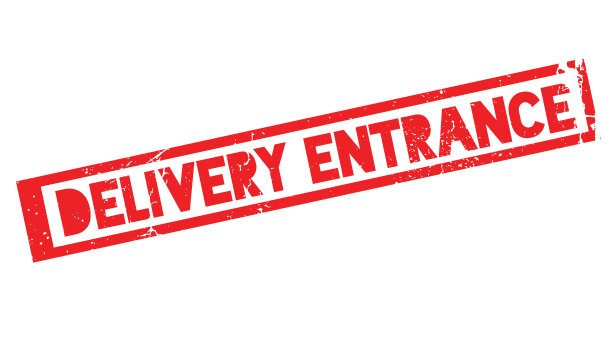 送货入口橡胶图章图片下载