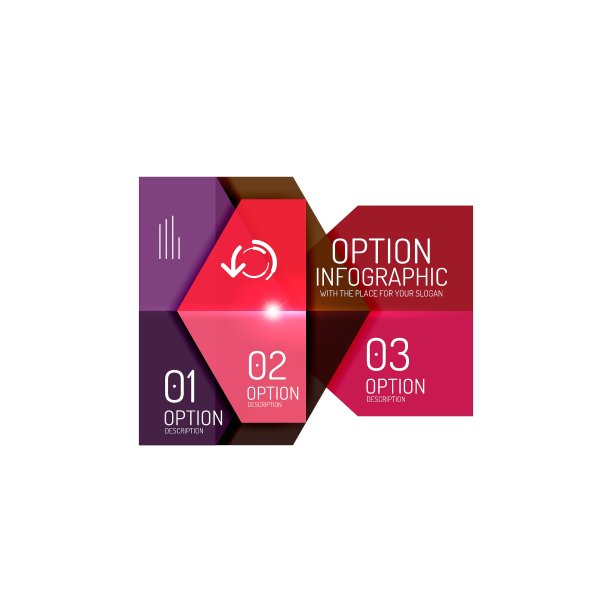 纸张业务选项按钮信息图表模板图片下载