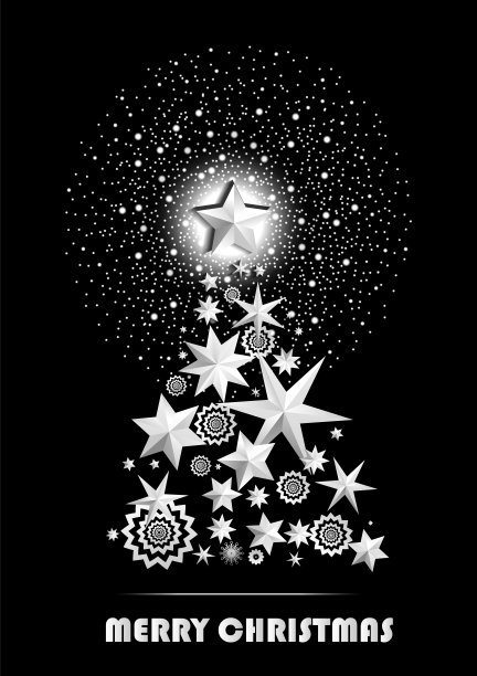 圣诞节和新年抽象为圣诞节图片下载