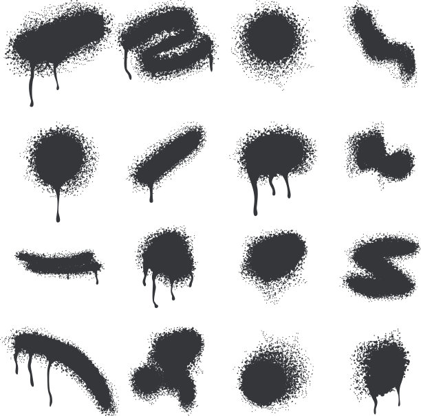 把污点喷到白色上图片下载