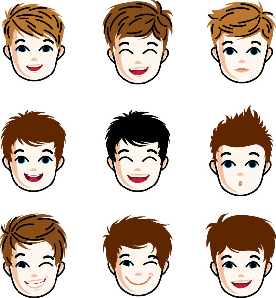 男孩的表情不同图片下载