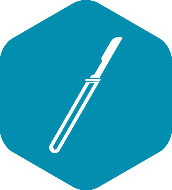 手术刀图标简单的风格图片下载