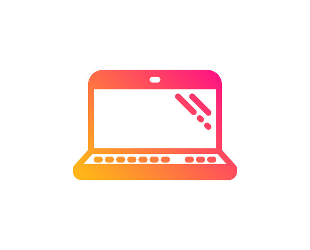 笔记本电脑图标移动电脑设备标志图片下载