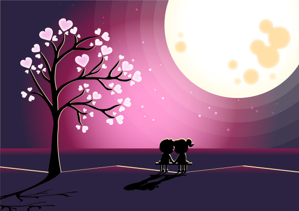 爱情是浪漫的风景图片下载