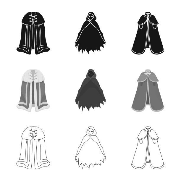 材料和服装标志图片下载