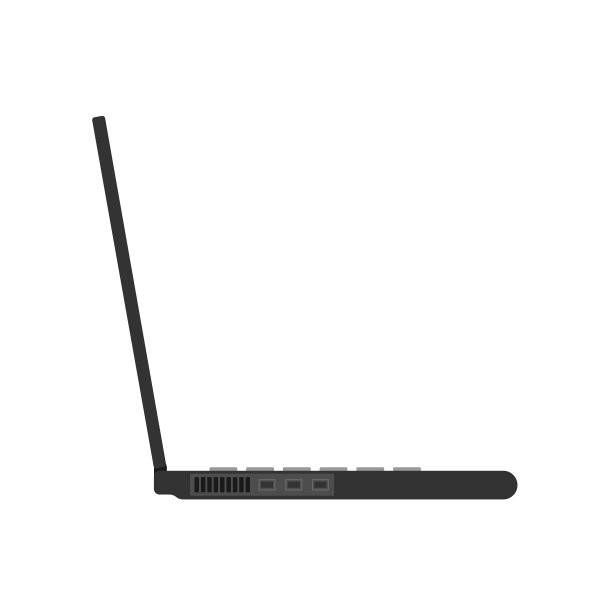 笔记本电脑侧视图图标概念屏幕业务图片下载