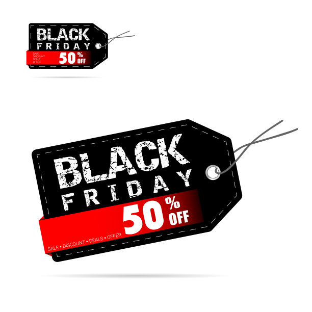 黑色星期五特价标签设计图片下载
