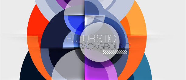 圆形几何设计模板图片下载