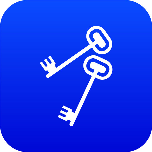 按键图标数字蓝色图片下载