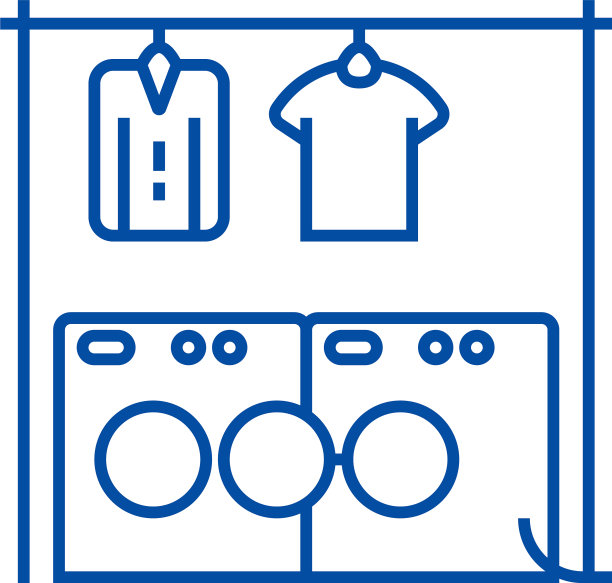 洗衣房系列图标概念洗衣图片下载