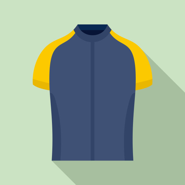 自行车衬衫图标平风格图片下载