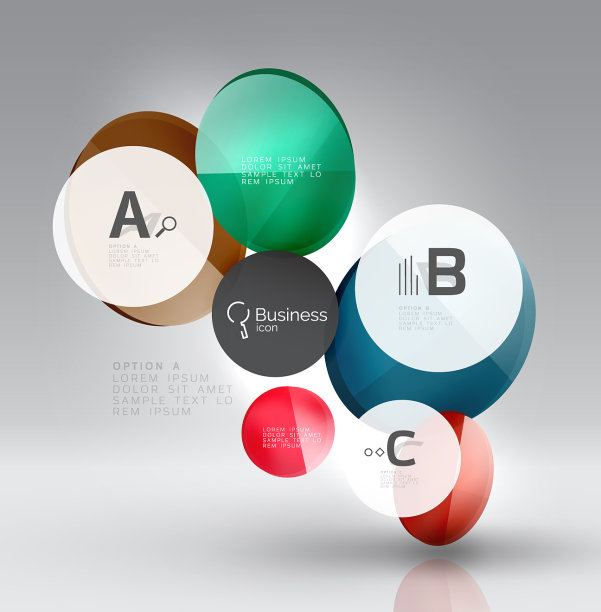 圆抽象背景图片下载