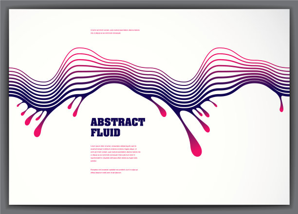 列波背景流体流动三维动态图片下载