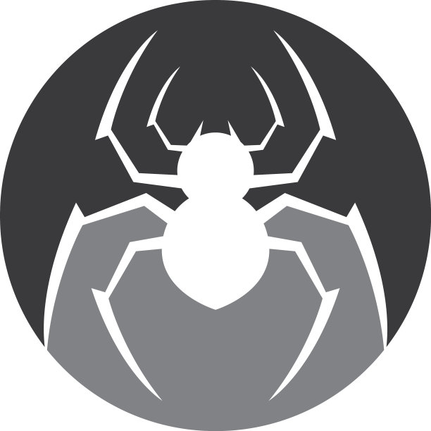 蜘蛛标志模板图片下载