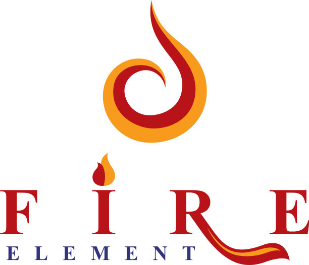 火元素抽象标志用作汽油图片下载