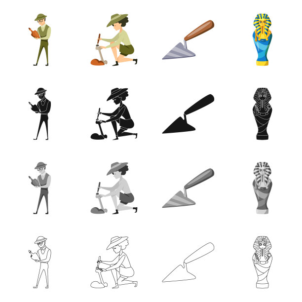 孤立对象的故事和项目符号集图片下载