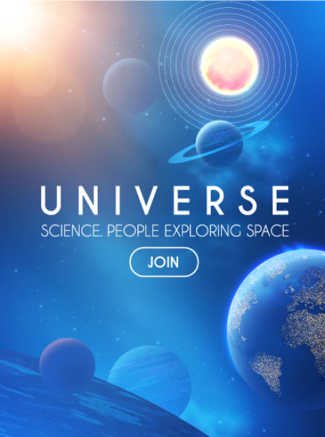 宇宙中有恒星星云和星系的行星图片下载