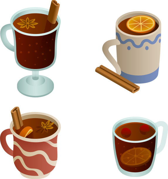 mulmulwine图标设置等距风格图片下载