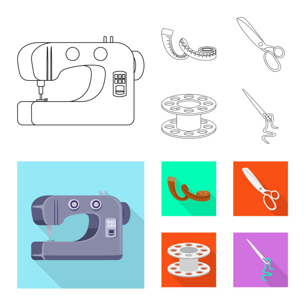 工艺品和工艺品标识的孤立对象图片下载