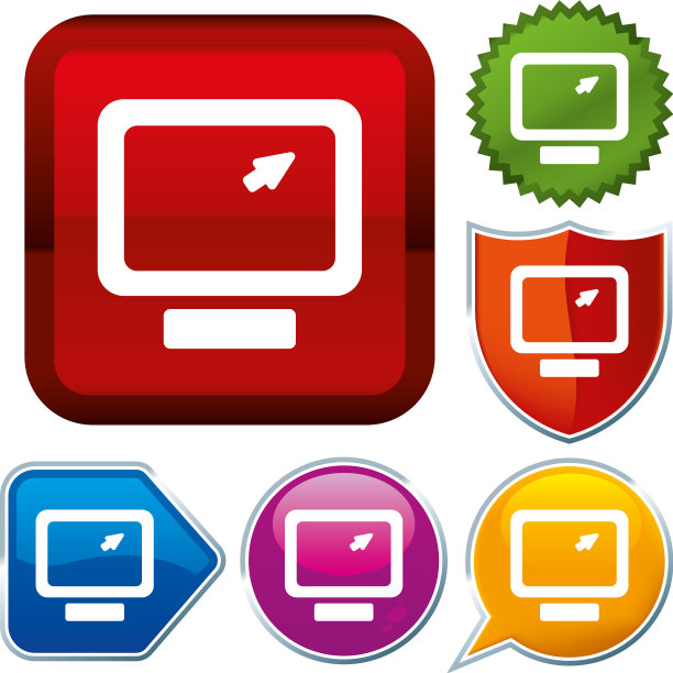 设置闪光图标系列的按钮计算机图片下载